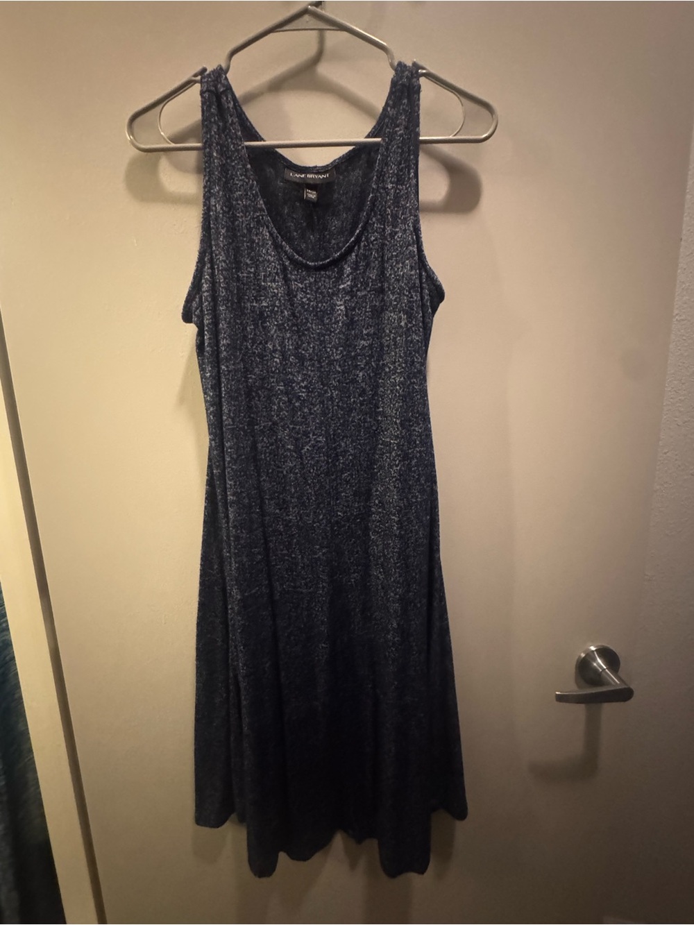 Eileen Fisher Navy Sleeveless Knit Dress